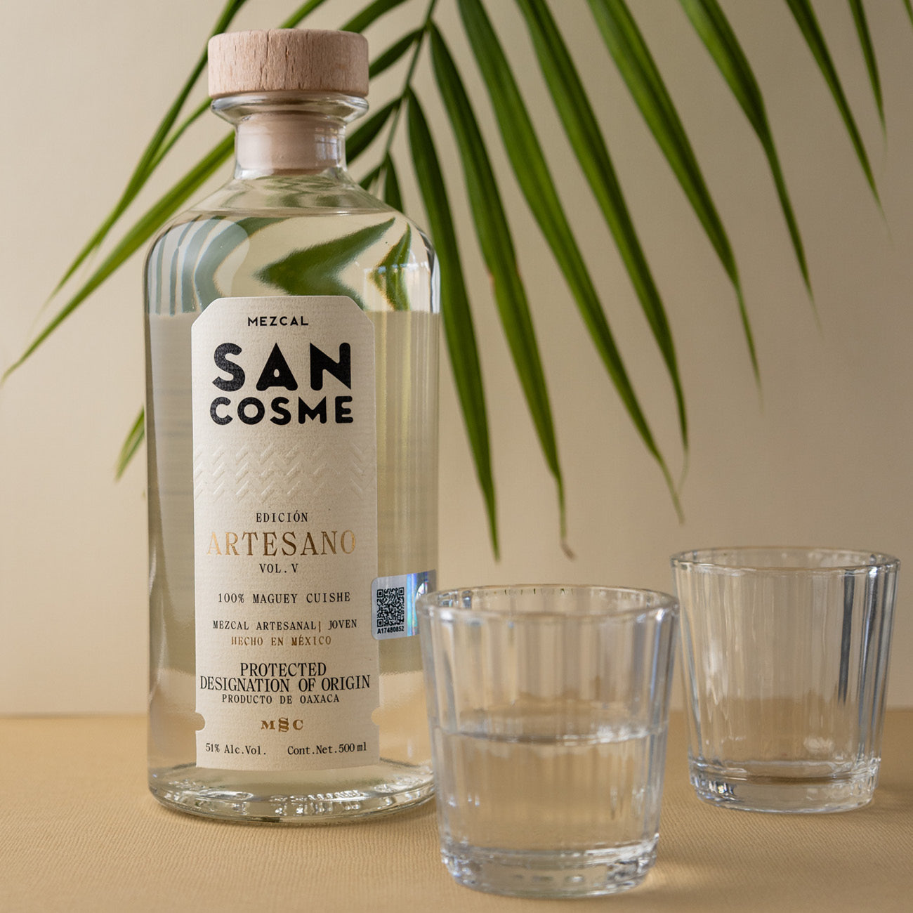 San Cosme Mezcal Artesano V Cuishe 51% 50 cl