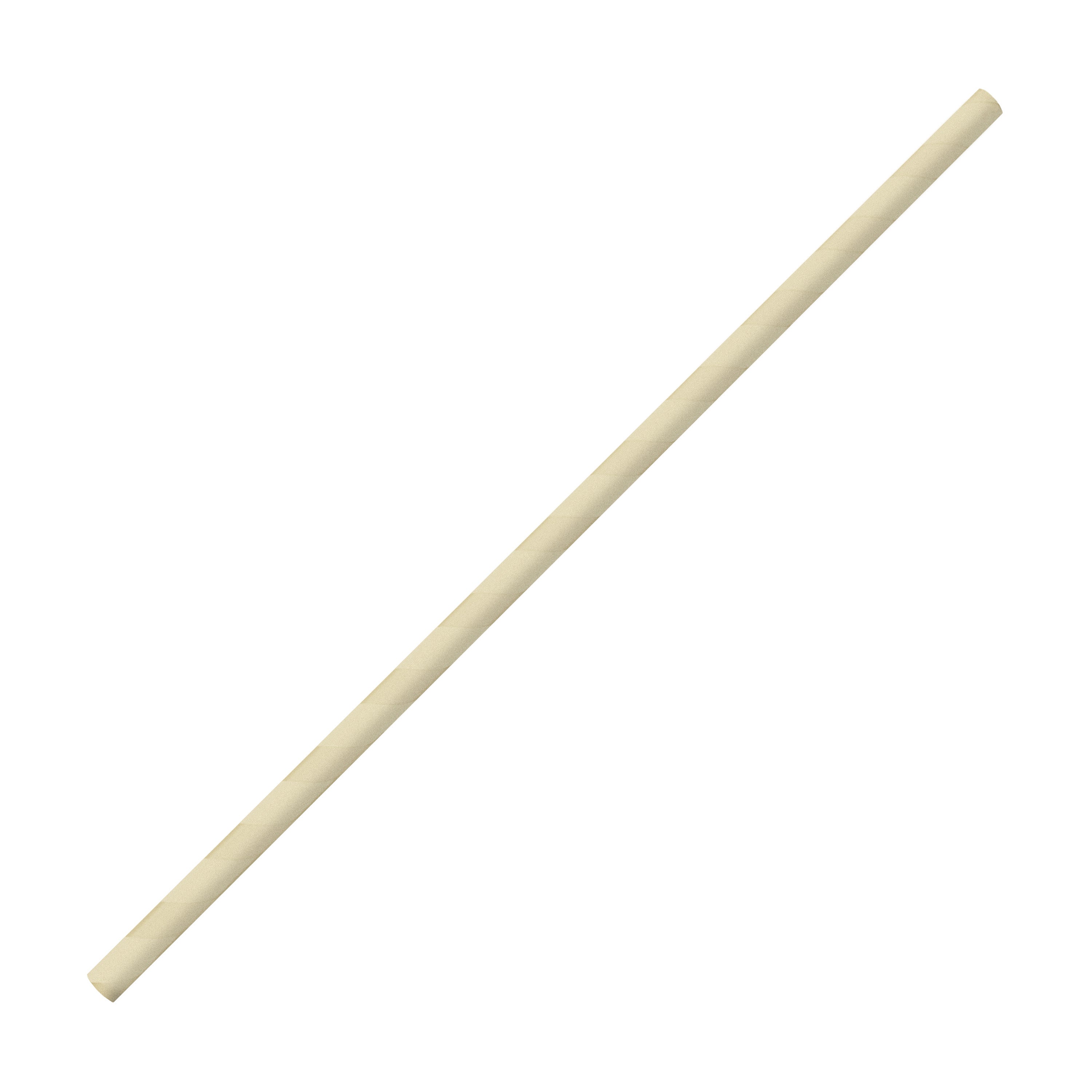 Paper Straw Beige Ø 6 x 200 mm, 250 pcs