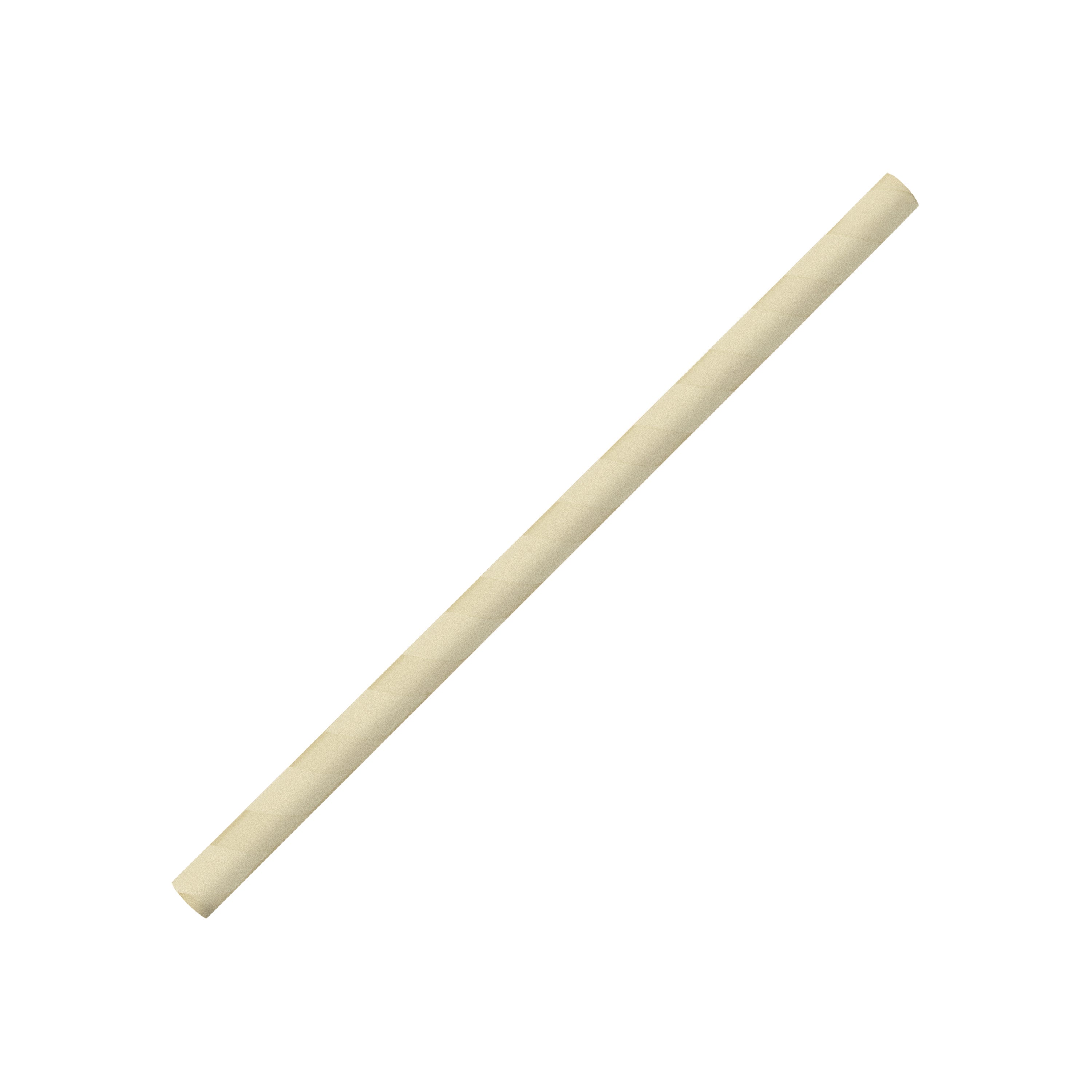 Paper Straw Beige Ø 8 x 150 mm, 250 pcs