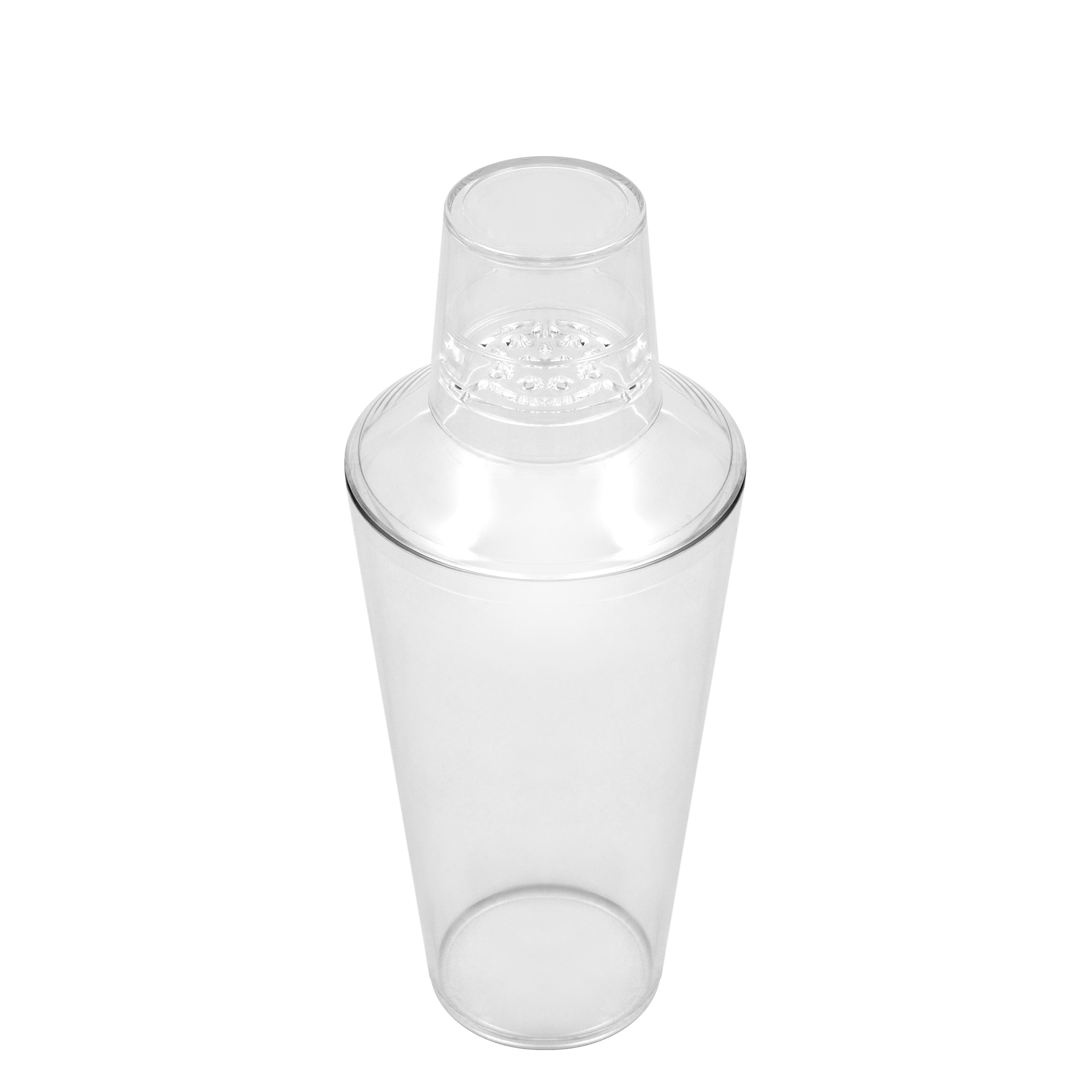 Plastic 3 pc Shaker Clear 740 ml
