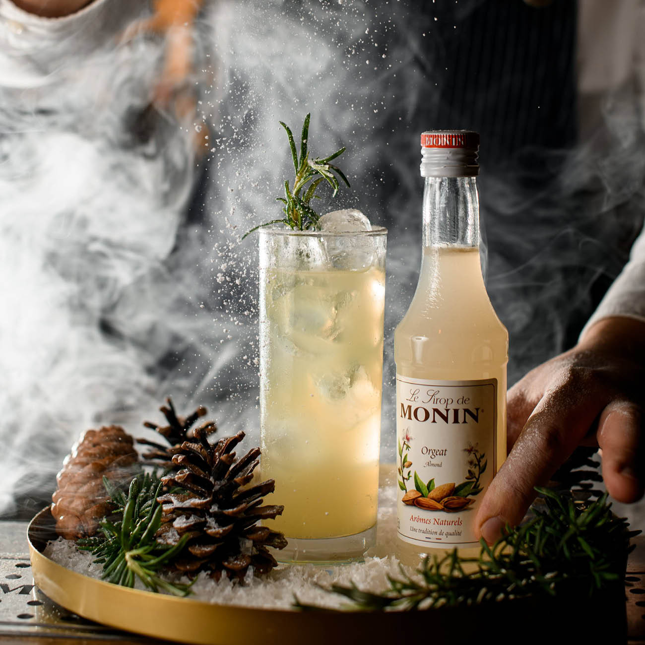 Monin Orgeat/Almond Syrup 25 cl - Barkonsult Sweden